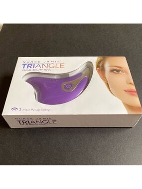 NEW Nurse Jamie TriAngle Facial Beauty Tool Sculping Firming Sonic Face Massage